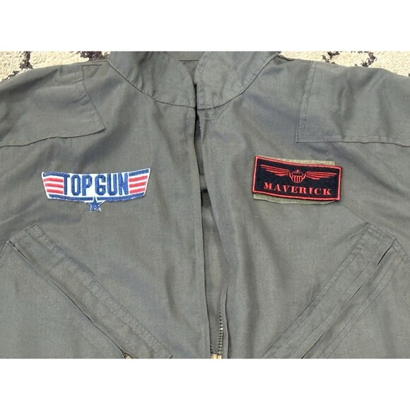 Leg Avenue Costume medium M/L Top gun Maverick jumpsuit Halloween Mens Women - Picture 3 of 3